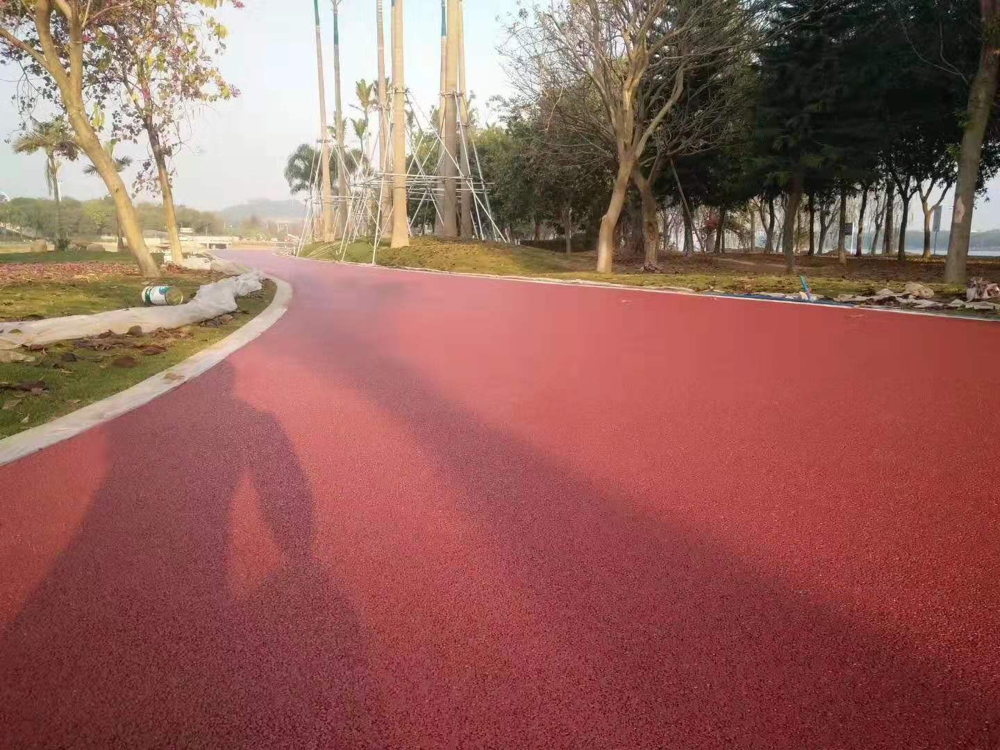 莱芜彩色陶瓷颗粒路面